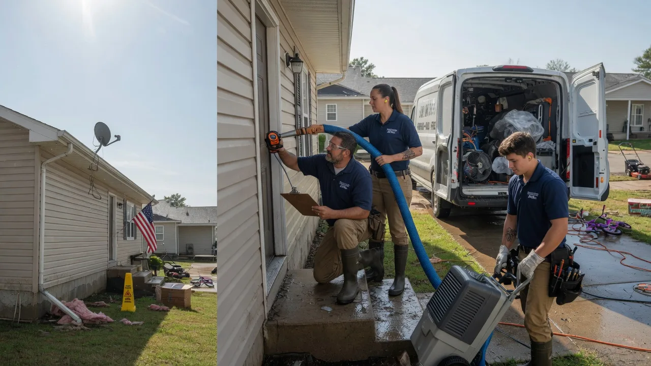 Ceiling Water Damage Restoration in Haddam, KS near me